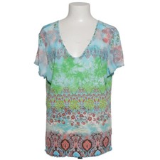 Gerry Weber Edition, Bluse, Größe: 44, Blau/Grün/Mehrfarbig, Batik, Damen #vFI