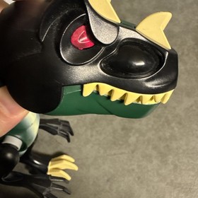 LEGO Dino Attack T-Rex  (7477) Black and Green  Eyes Light Up Red Vintage 12"