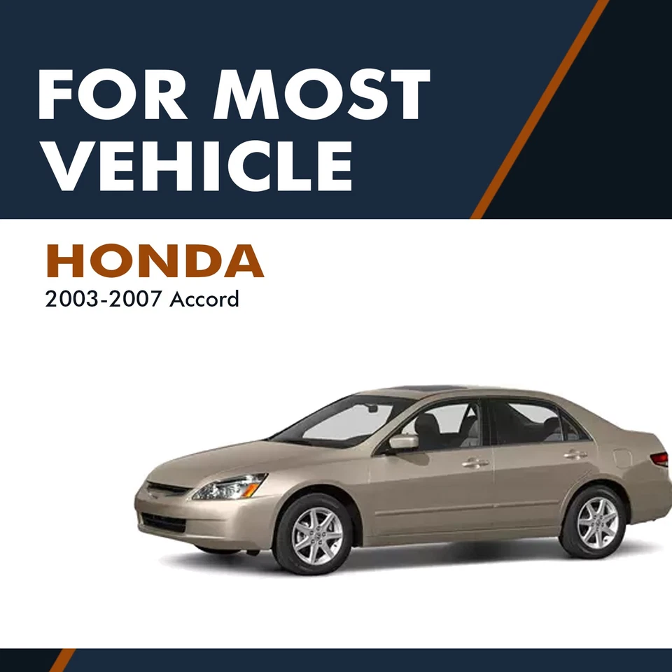 Set of 4 Front 282mm-Rear 260mm Drilled Brake Rotors For 2003-2007 Honda Accord - Image 2 of 4