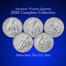 🔥2025-PD American Women Quarters 10-Coin Collection / FINAL YEAR!🔥