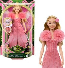 Mattel Singende Glinda-Modepuppe aus Wicked und Accessoires, beweglich