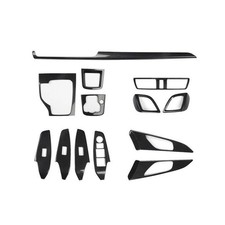 For Mazda 3 Axela 2014-2016 Abs Carbon Fiber Interior Gear Center Console Trims