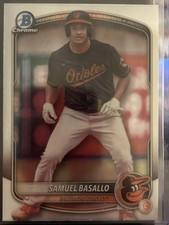 2025 Bowman #BCP-109 Samuel Basallo Chrome Prospects