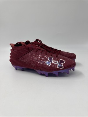 Under Armour Men's Blur 2 MC Football Cleats Maroon 3027978-602 Size 8.5