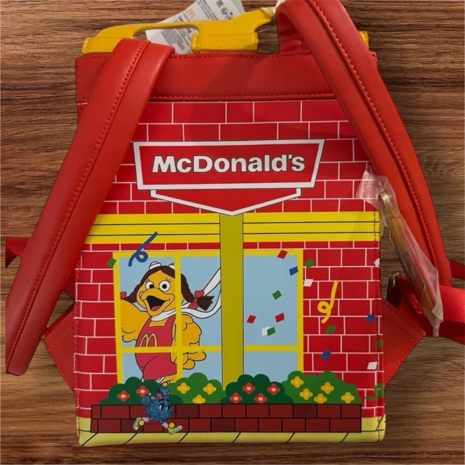 Loungefly McDonald’s Happy Meal Mini Backpack + Fries Wallet-New With Tags - Image 2 of 4