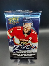 Upper Deck MVP Hockey Factory Sealed Hobby Pack - 8 Cards 2022-23
