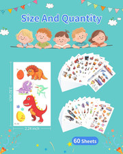 More than 500 Patterns 60 Sheets of temporary tattoo stickers are gifts for...