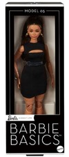 2025 Barbie Basics Model 05 Brunette Hair Black Mini Dress JBH73 IN STOCK NOW
