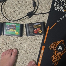 SEGA Genesis Console Bundle w/ 2 Controllers, Games, RF Cable & Power