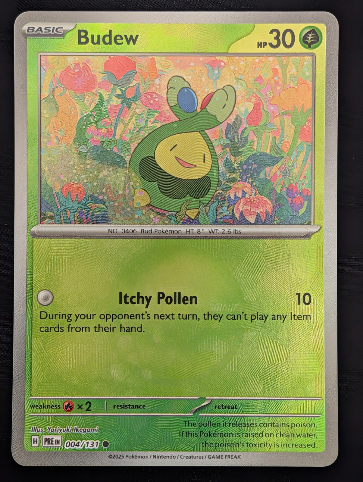 Budew (Poke Ball Pattern) (004/131) SV: Prismatic Evolutions Pokemon NM