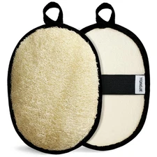 Natural Shower Loofah Sponge Exfoliating Body Scrubber，Natural Organic Beauty...