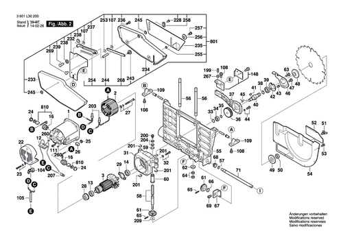 Neu Original Bosch 2610996864 Motorgehäuse - Bild 4 von 5