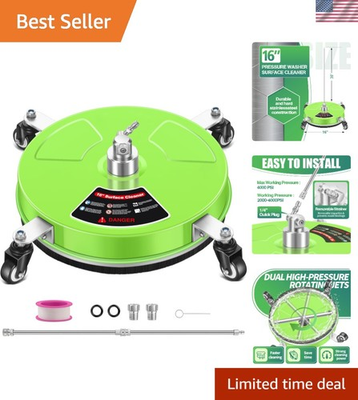 #ad 16 inch Pressure Washer Surface Cleaner Stainless Steel Compatible with Gas E... $158.58