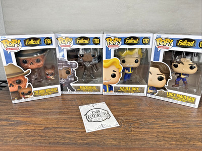 Fallout Funko Pop! Set of 4!  NIB w/ Soft Protectors