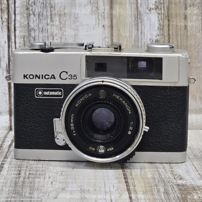 Konica C35 Flash matic 35mm Film Camera HEXANON 38mm f/2.8 From
