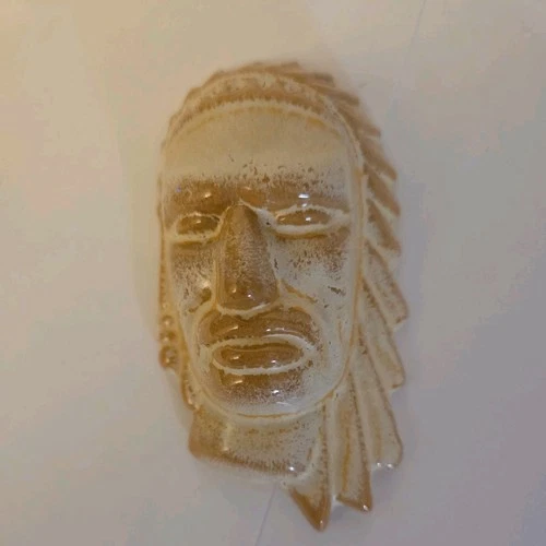 Vintage Frankoma Pottery Indian head