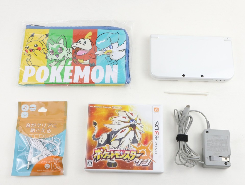 New Nintendo 3DS LL XL Console Dual IPS Pearl White Excellent / Region ...