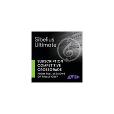 Avid Sibelius Ultimate 1-Year Crossgrade Subscription from Finale