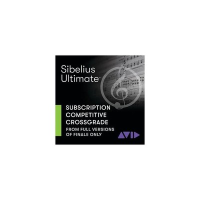 Avid Sibelius Ultimate 1-Year Crossgrade Subscription from Finale