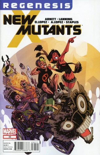 New Mutants #33 Comic Book Regenesis - Marvel 