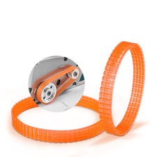 2X Orange Antriebsriemen Elektrohobel Doppelzahnrad Hobel Reparatur Werkzeuge