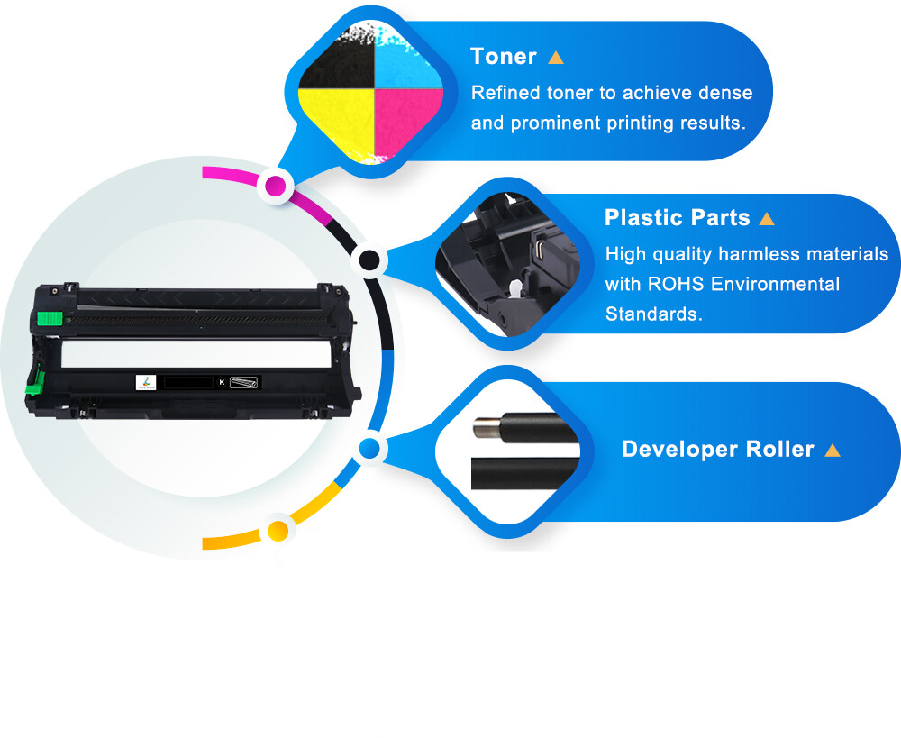 Kit 4 toner compatibili TN241 / TN-241 Brother HL3140 / HL3150 / HL3170 / MFC913