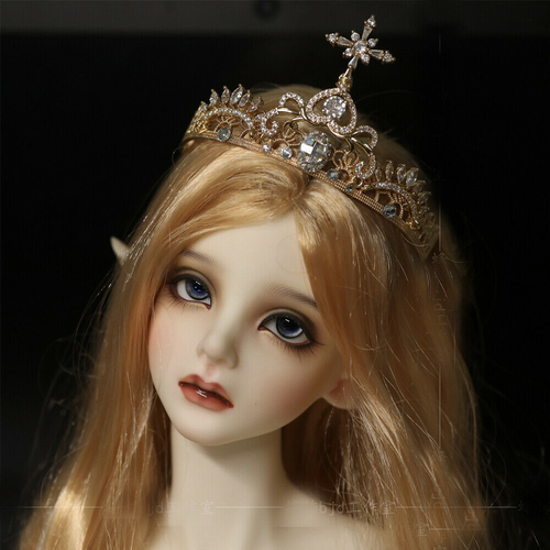 Doll Crown Tiara Headwear Hair Accessories For 1/3 1/4 BJD Doll Toy Universal - Picture 2 of 5