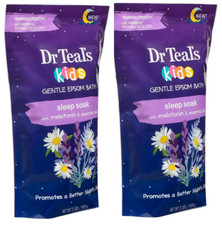 2-Pc Dr. Teal's Kids' Gentle Sleep Soak Bath w/ Pure Epsom Salt and Melatonin 2E