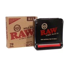 RAW 79mm Automatic Metal Rolling Box MAX-Autobox -For 1 1/4 & 1 1/2 Size Papers