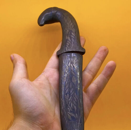 VERY RARE WONDERFUL ANCIENT MUGHUL ISLAMIC ANTIQUE BIRD GENUINE KNIVE - Picture 4 of 8