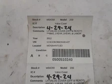 Used Engine Valve Cover fits: 2012 Chrysler 200 Valve Cover Grade A