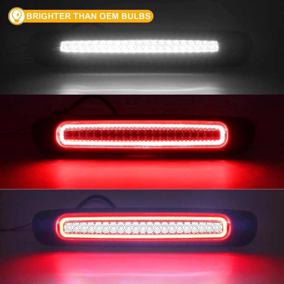 Tercera luz LED de freno lateral para 07-14 Chevy Silverado Sierra 1500 2500 3500 Foto 2 de 4