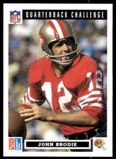1991 Domino's The Quarterbacks John Brodie San Francisco 49ers #33