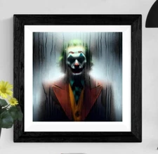 Ai Inspired Digital Art Print THE JOKER 