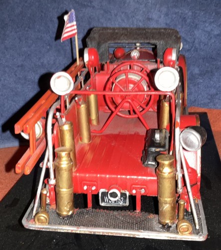 Feuerwehr Blechmodell L. 38 cm, B. 14 cm, H. 14 cm, - Bild 4 von 12