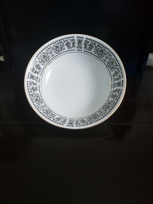 WILSHIRE HOUSE FINE CHINA SPANISH SCROLL 1002 ROUND VEGETABLE BOWL 9 1/4'' INCH