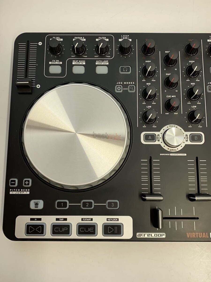 Reloop BEATMIX2 DJコントローラ本体 ReloopのPCDJコントローラーBEATMIX2 MK2の紹介ページです。