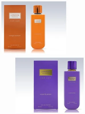 2X London Fragrances Women's Perfume - Orange Blossom - Violet & Amber 100ml