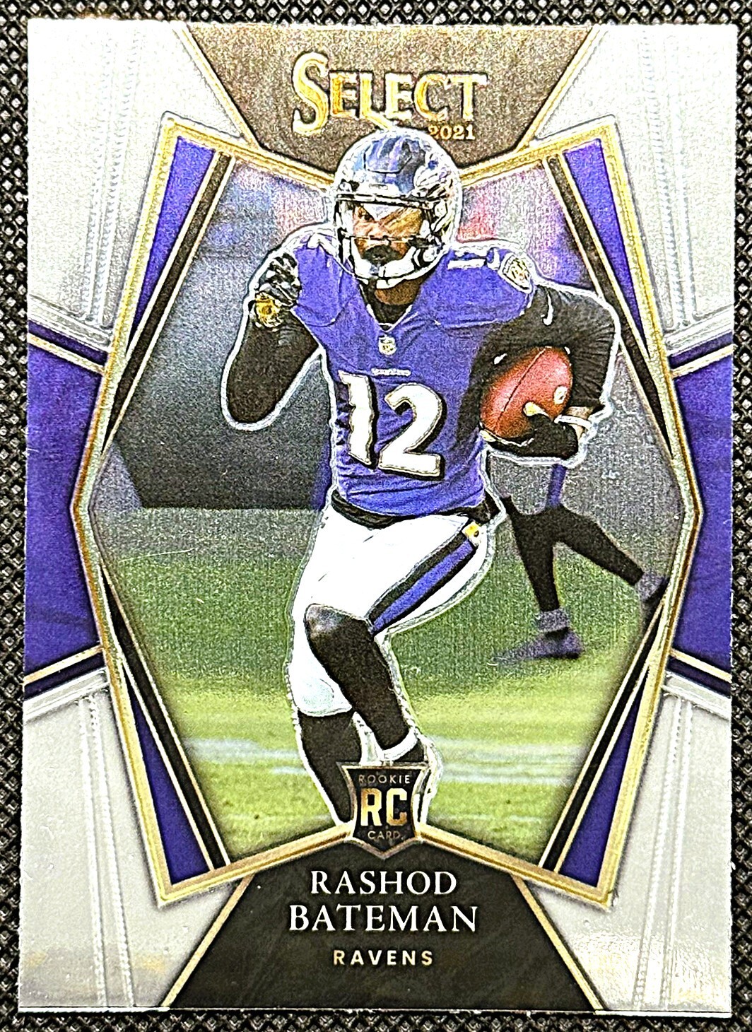 Rashod Bateman 2021 Panini Select Premier Level #155 Rookie RC -Baltimore Ravens