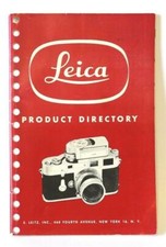 Excellent Leica Product Directory 1954 72 Pages P-4069