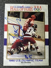 Buzz Schneider Autographed USA Olympic Cards Impel 1991 #68 Olympic Hockey