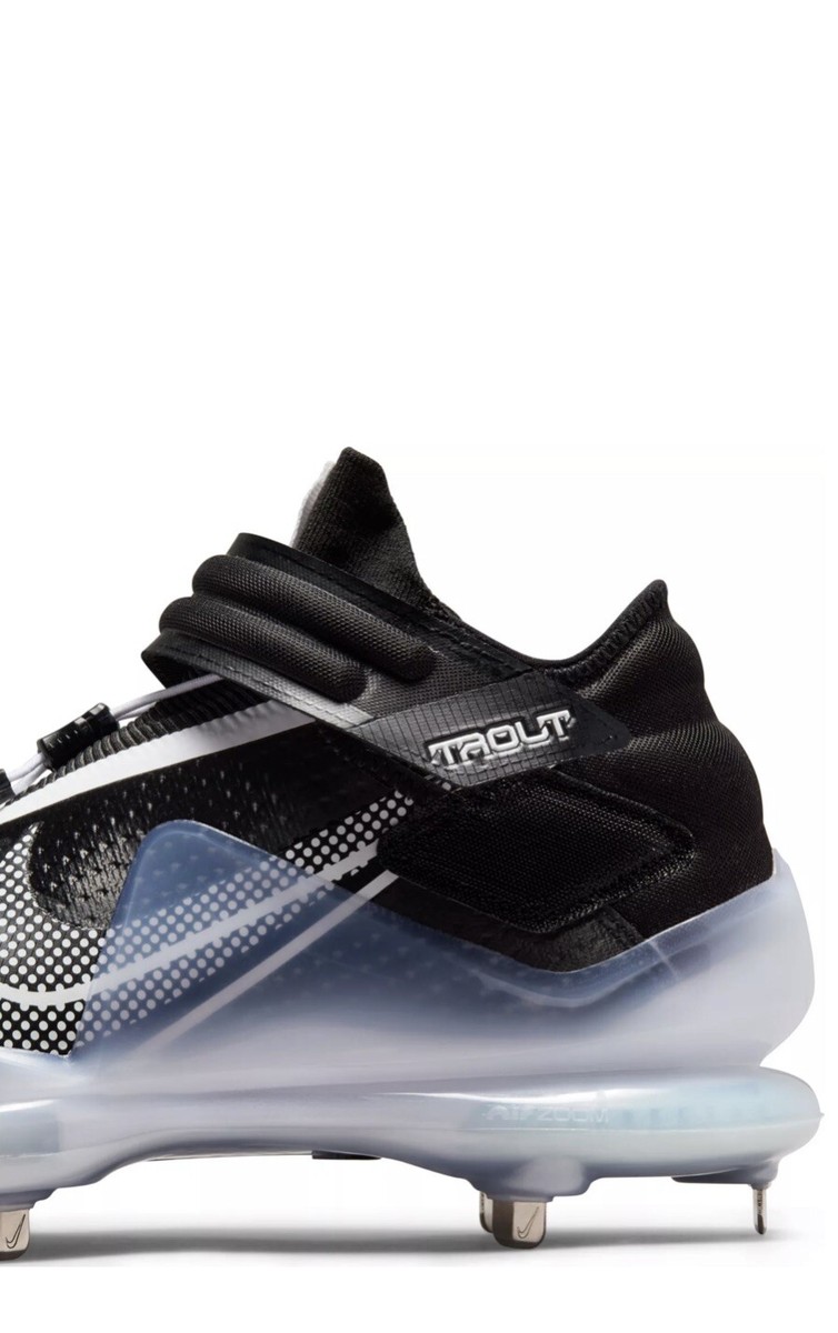 Nike Force Zoom Trout 7 Baseball Cleats Size 13 Black/White  display picture 1