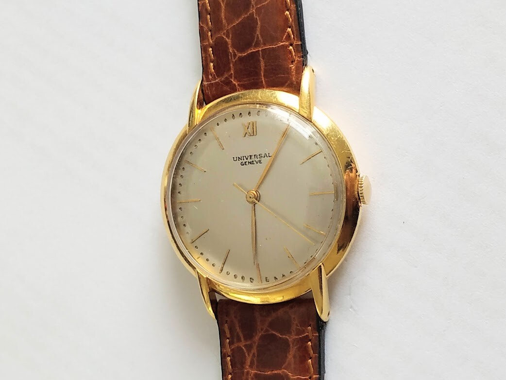 Universal Geneve vintage watch - 18 carat gold | eBay