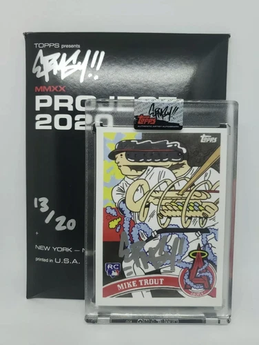 🔥Topps Project 2020 - MIKE TROUT 2011 RC - #4 ERMSY AUTO 13/20- VERY RARE 🔥🧨
