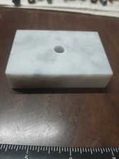 3"x2"x¾" White Marble Base Trophy Topper Award FINE ITALIAN MARBLE 