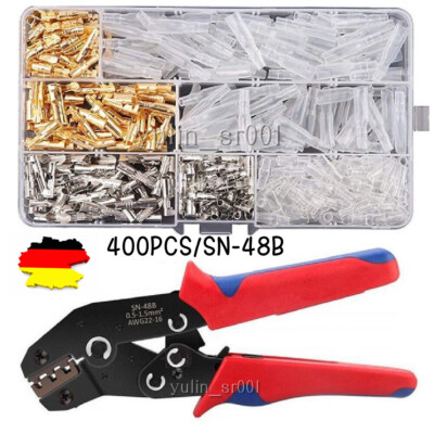 400PCS MOTORCYCLE WIRING 3.9MM HARNESS LOOM BRASS BULLET CONNECTORS ELECTRICAL