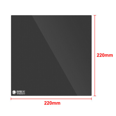 3D Printer 220MM Lattice Glass Plate Build Platform Horbed Cover Ender 3 / KOBRA
