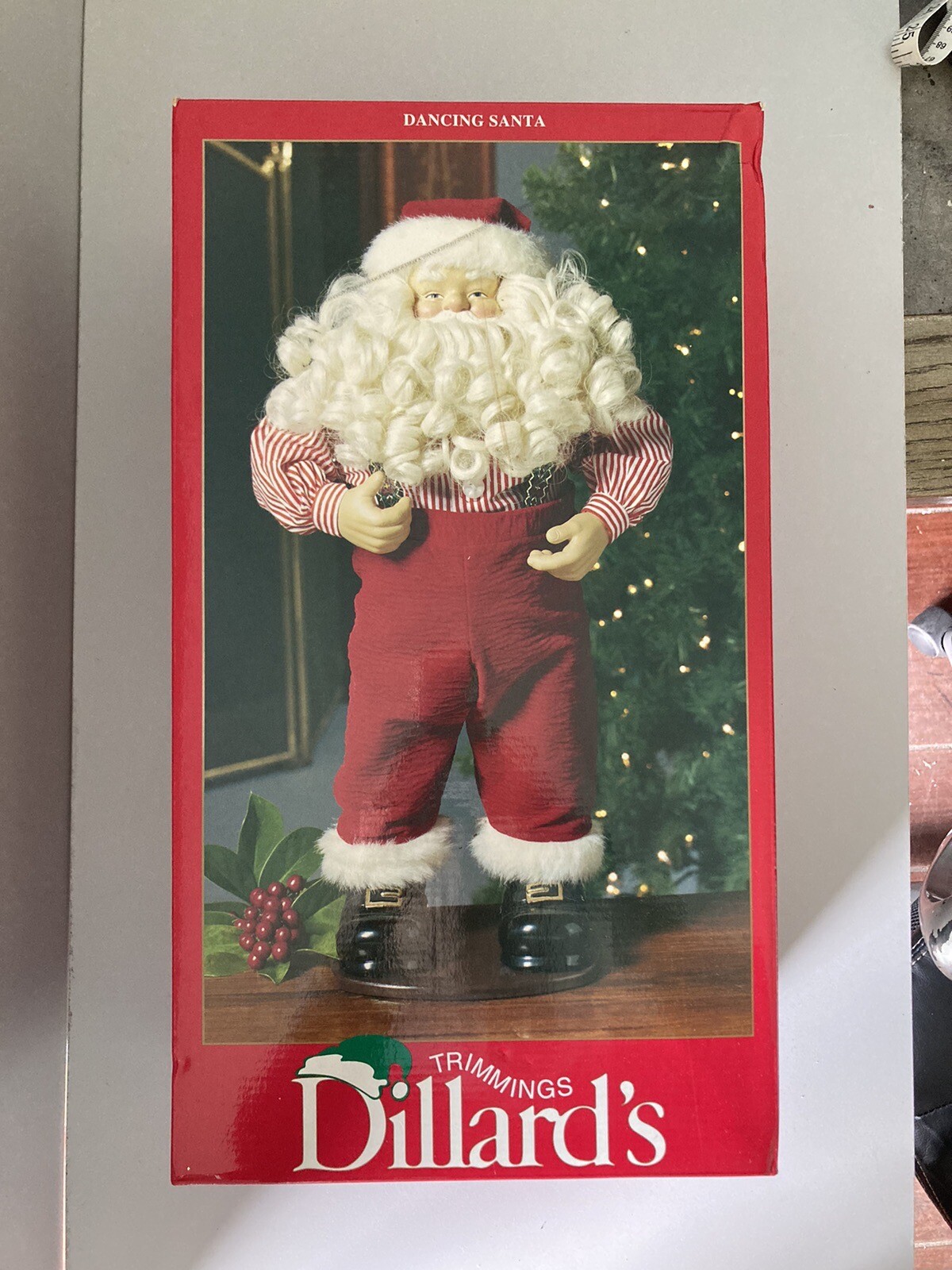 Dillards Trimmings Dancing Santa Plays Jingle Bell Rock "Rock Santa Collectibles