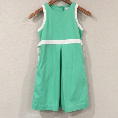 CPC Childrens Wear Girls Sz 12 Dress Green Sleeveless Fit and Flare 100% Cotton