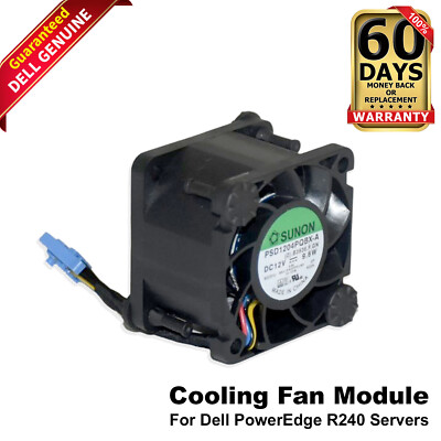 Genuine Dell PowerEdge R240 12V Server Cooling Fan Assembly - MR10W